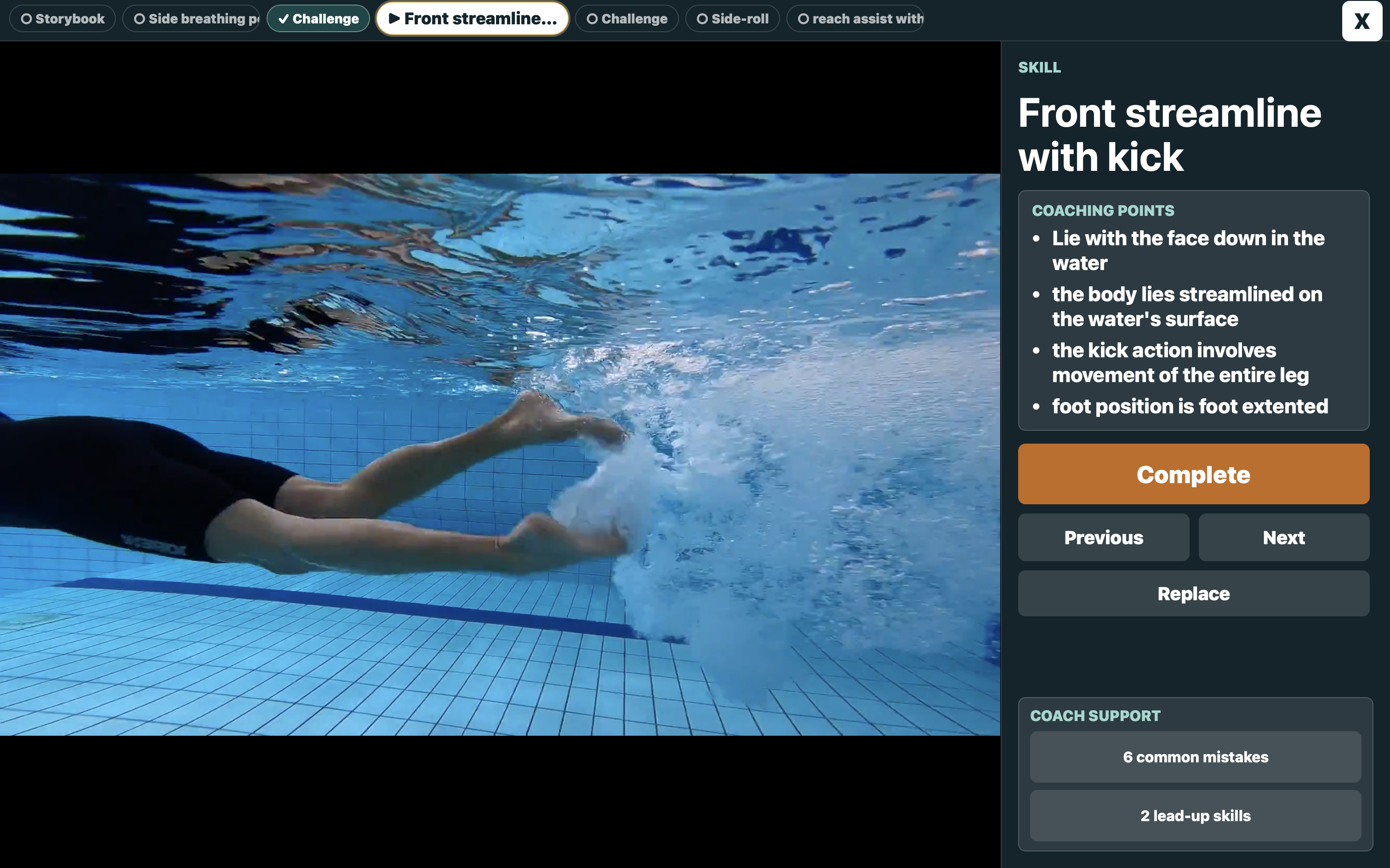 Underwater video demonstration inside The Wavement Studio